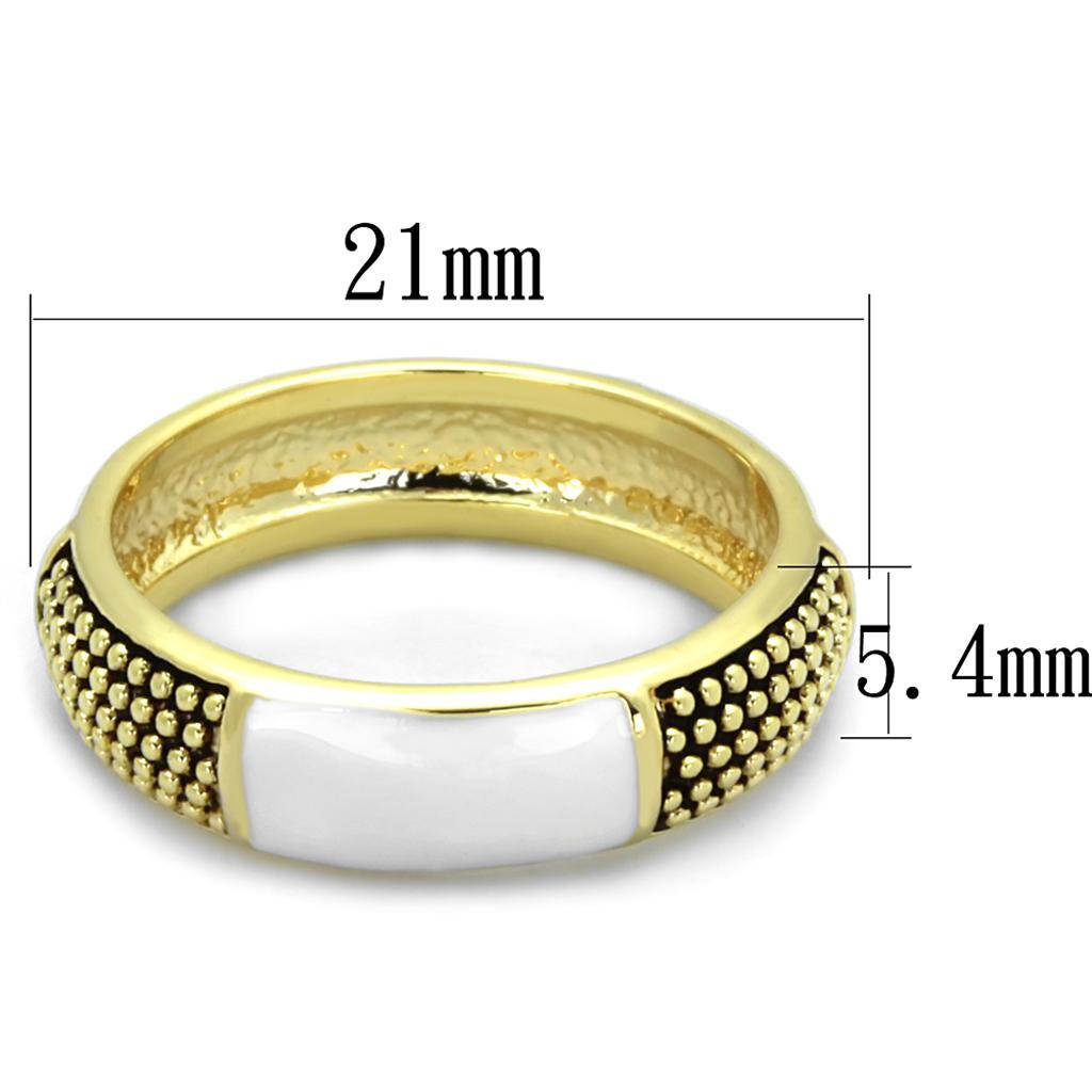 Classy White & Gold  Ring
