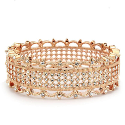 A Roundabout Gold Bangle