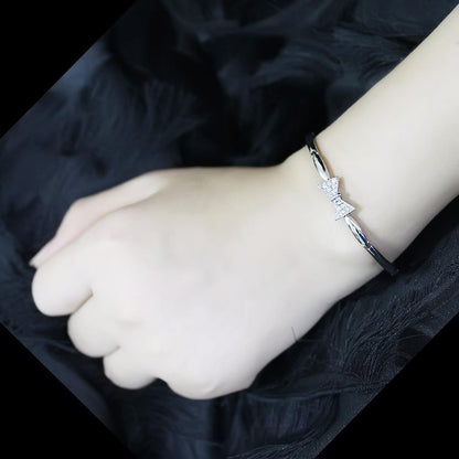 Diamond Bow Bracelet