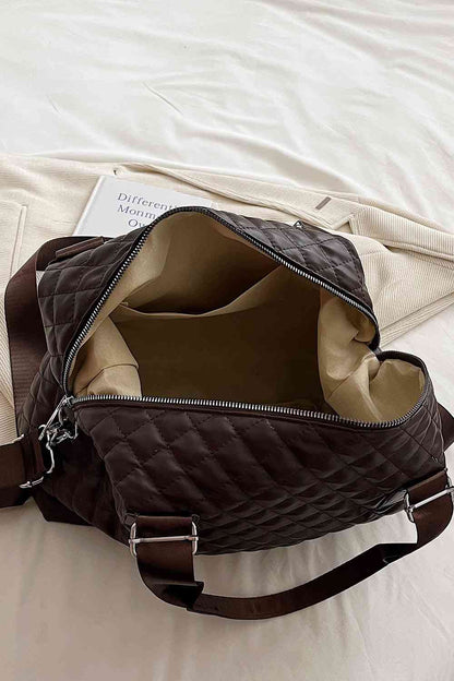 Block Broad Leather Handbag