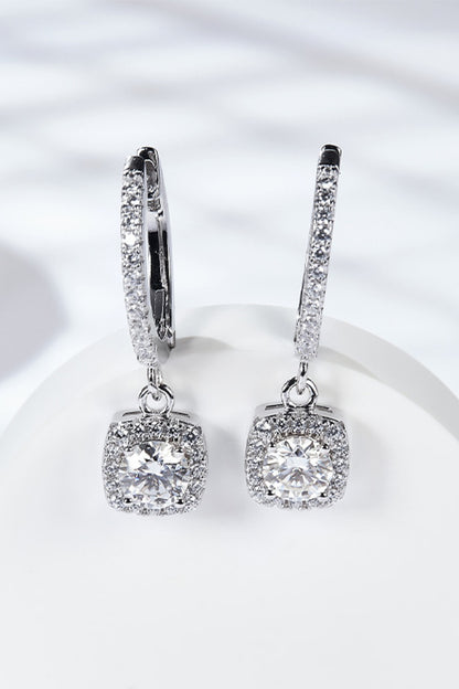 Huggie Drop Earrings