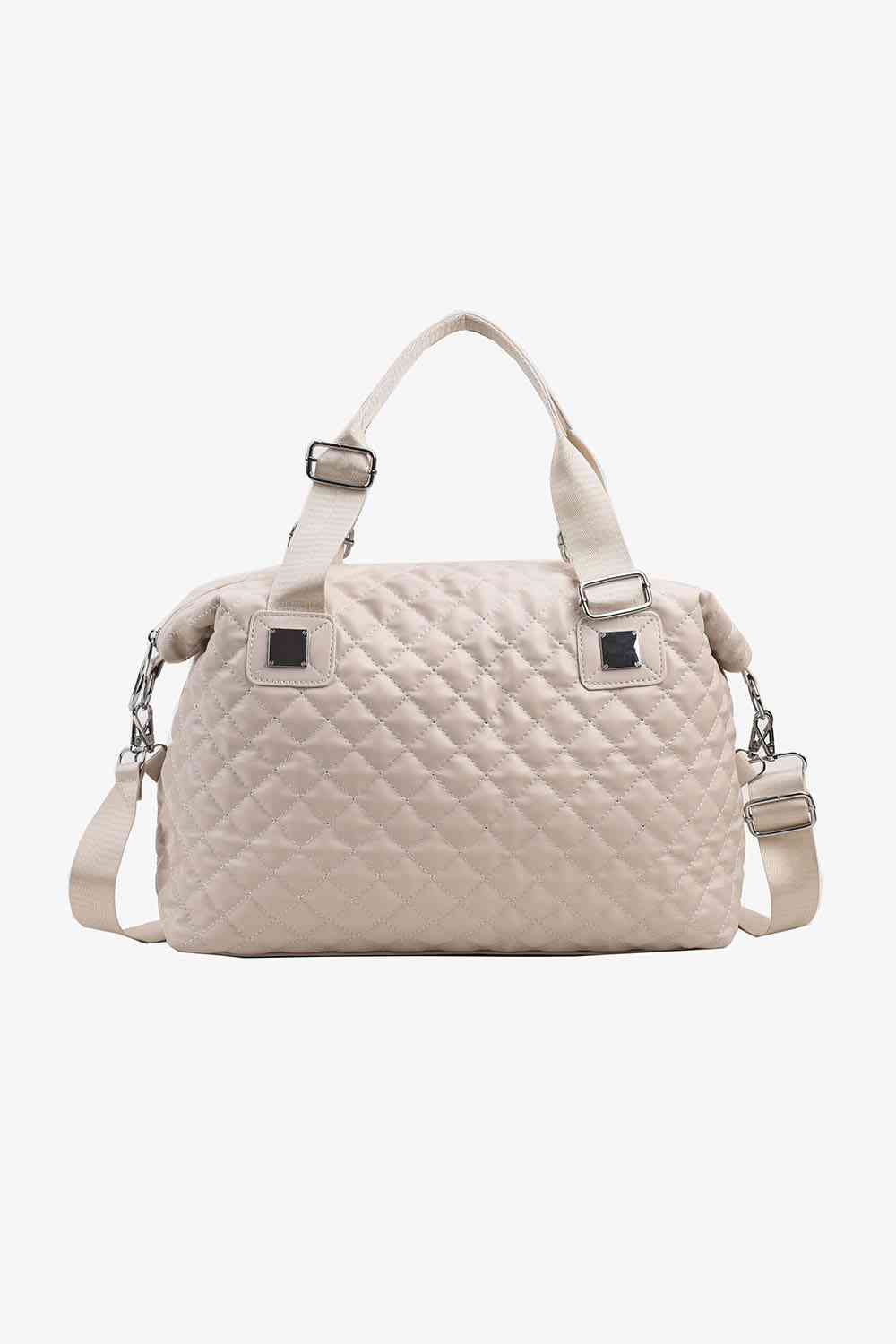 Block Broad Leather Handbag
