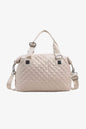 Block Broad Leather Handbag