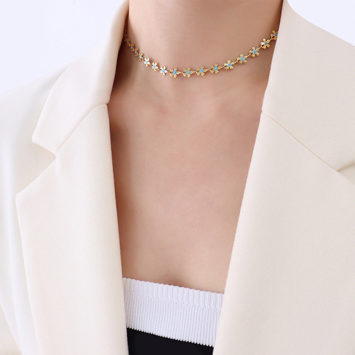 Drip Flower Necklace