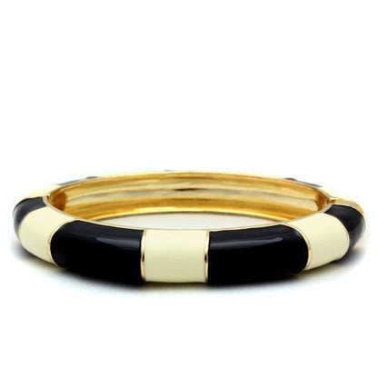 Gold & Cream Metal Bangle