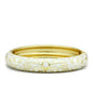 Flash Gold White Bangle