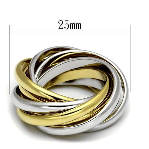 Gold Overlap Ring
