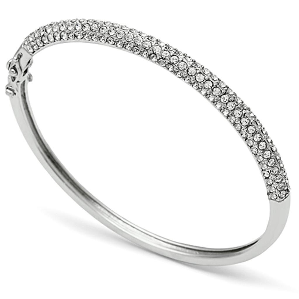 Clasp Diamond Bangle
