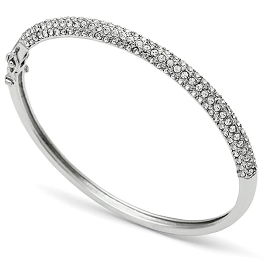 Clasp Diamond Bangle