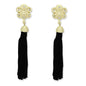 Gold & Brush Brass Earrings