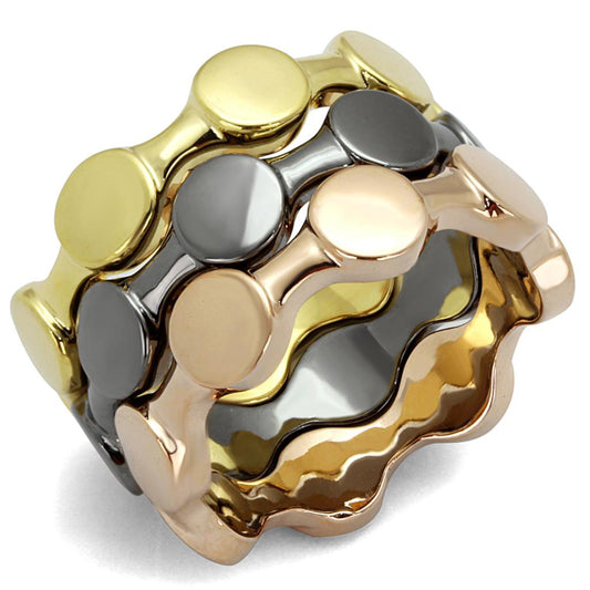 Tricolor Brass Ring