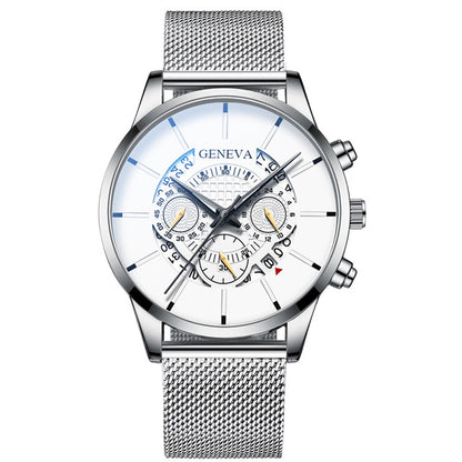 Men's Blue stainless Steel Fashion Watch