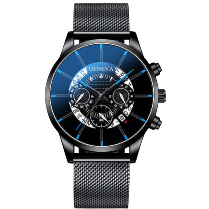 Men's Blue stainless Steel Fashion Watch