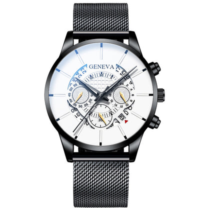 Men's Blue stainless Steel Fashion Watch