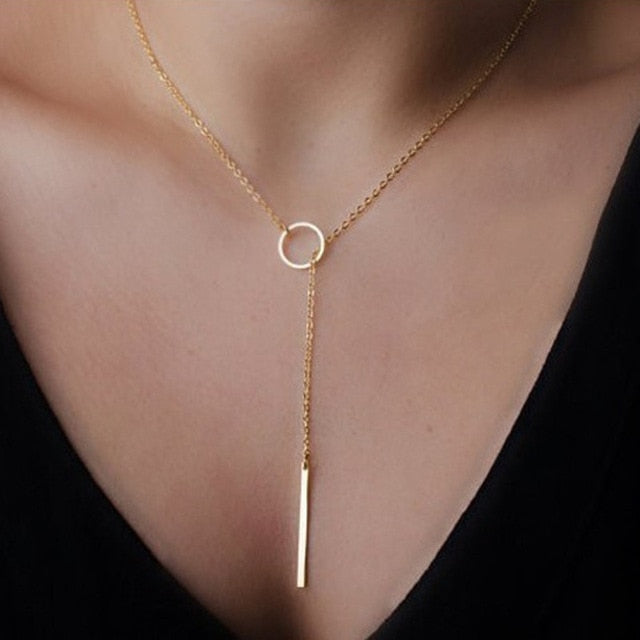 Gold Pendant Necklace