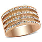 Rose Gold Unique  Ring