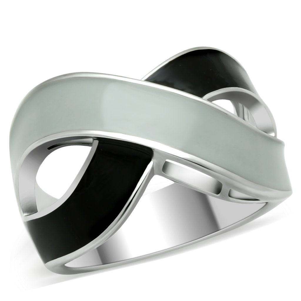 Pave Crossover  Ring