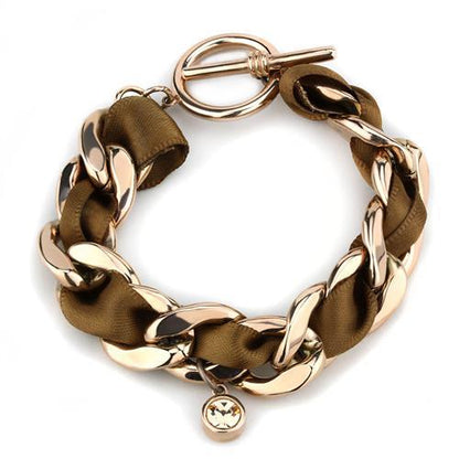 Rose Gold  Light Brown Bracelet