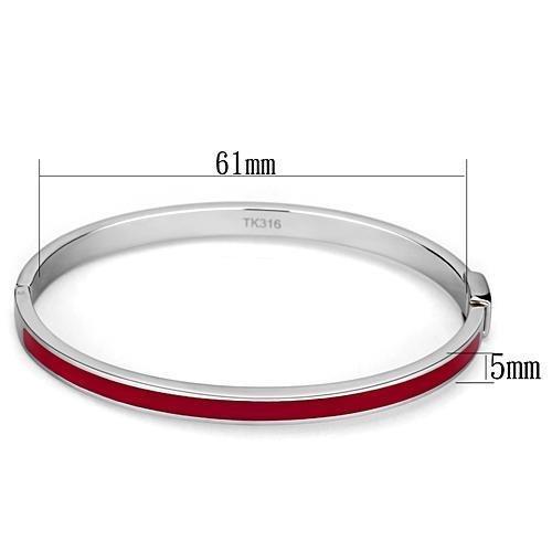Red Flexi Collection Bangle Bracelet
