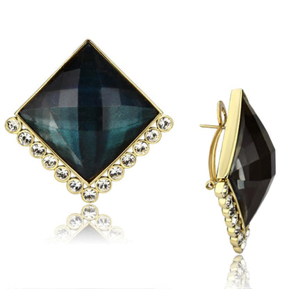 Tanzanite Earrings with Stones